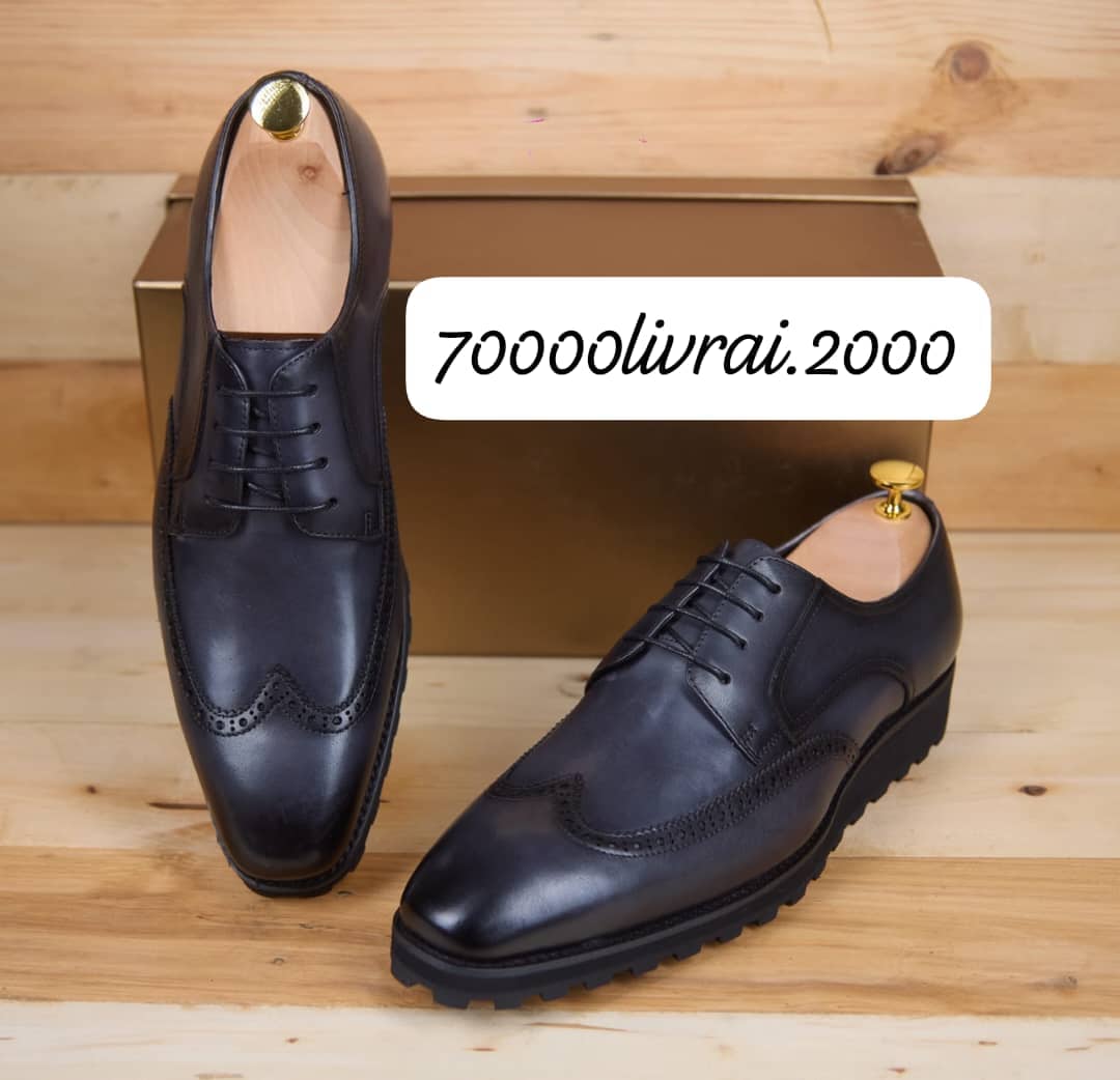 SOULiER en cuir semelle gomme