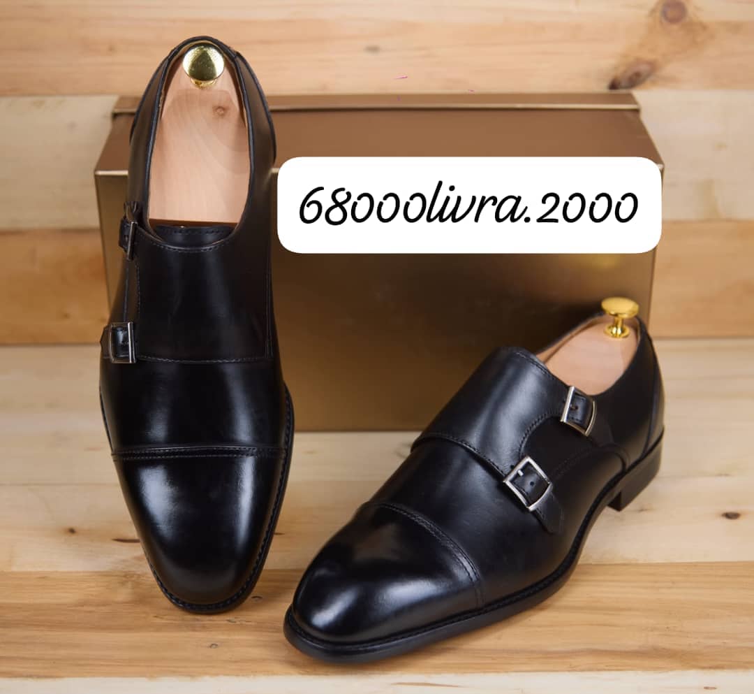 Soulier en boucle matière cuir
