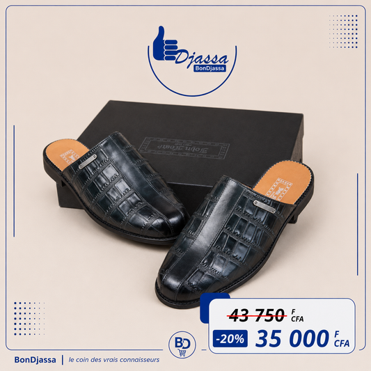 Babouche cuir classique