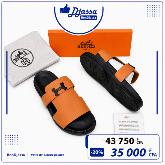 Sandale Hermes cuir PARISIENNE