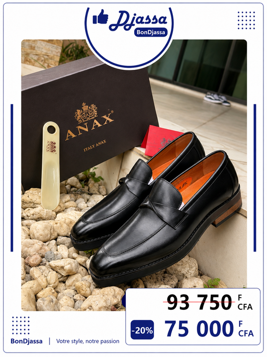 ANA Lamarque Italienne MATIÈRE CUIR SAMELLE en boire