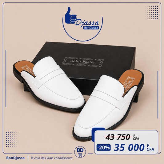 Babouche cuir premium